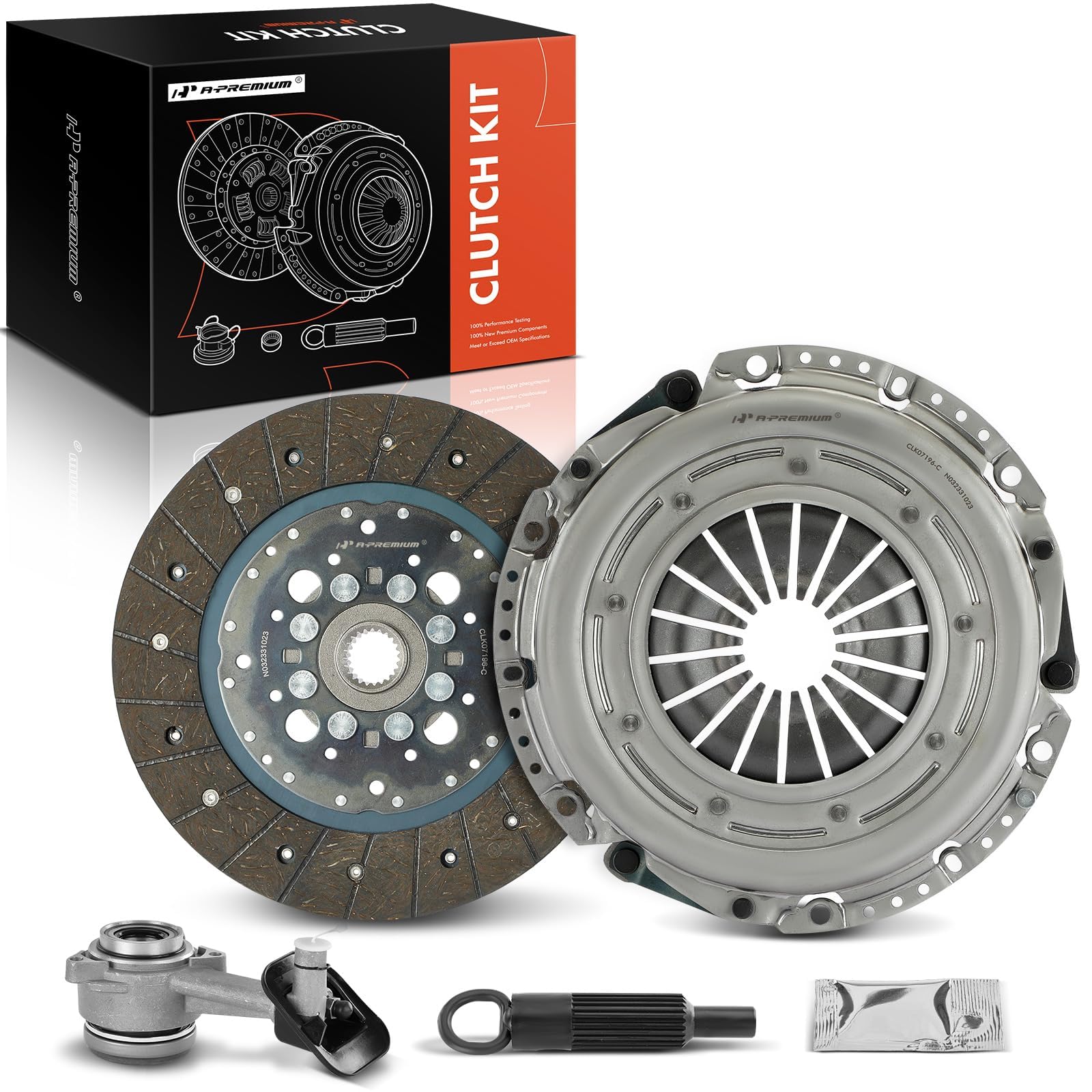 Amazon.com: A-Premium Transmission Clutch Kit with Clutch Slave 