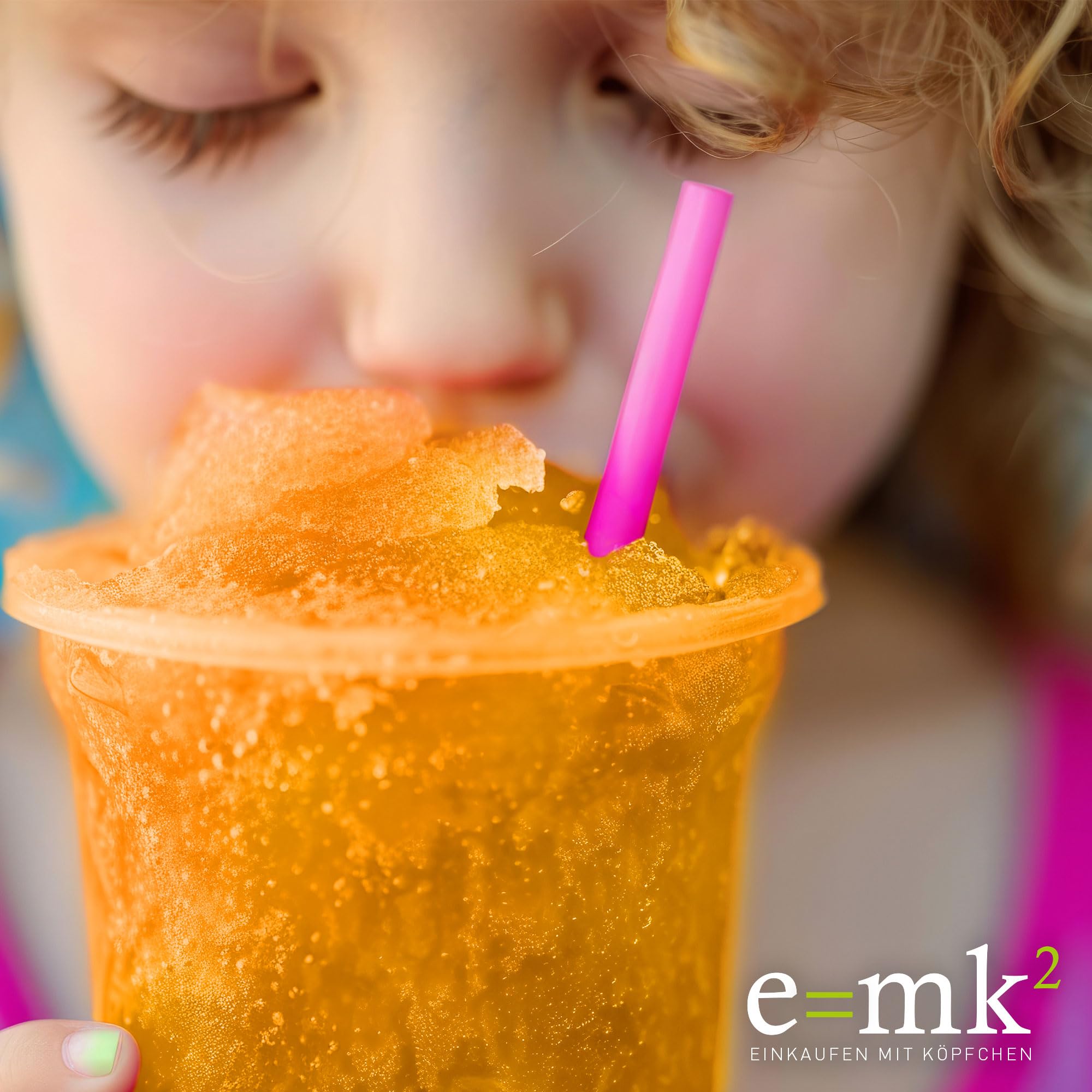Slush-Sirup Eis Sunset Dream (Orange-Maracuja) | Konzentrat 5 L | Azo und Glycerin Frei | Slushy Eis selber machen | Slushmaschine Konzentrat 1:5, Perfekt für Ninja Slushy Maschine | Premium Qualität