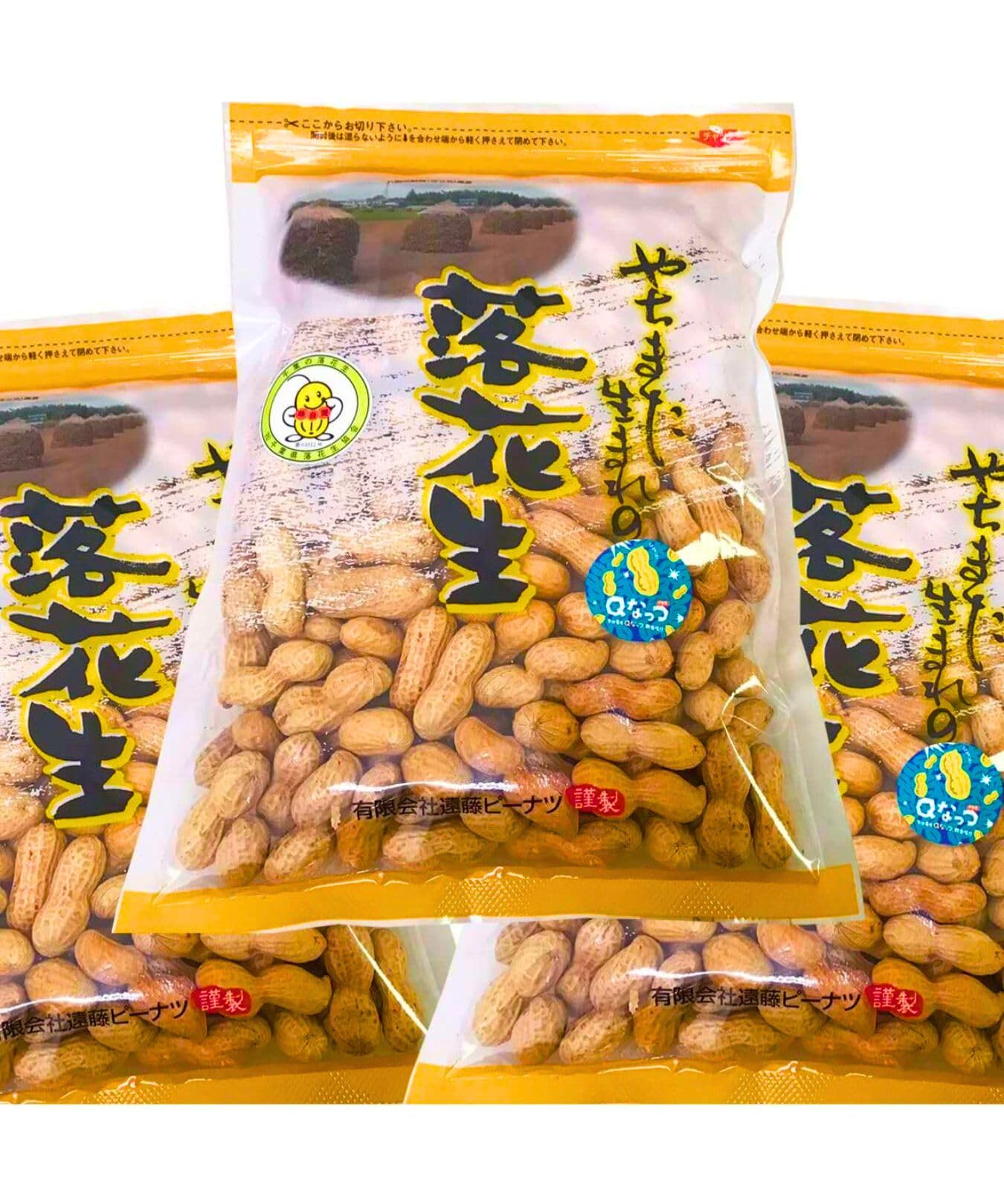 Amazon.co.jp: 【煎ざや・Qなっつ500g×3袋セット】《八街老舗落花生