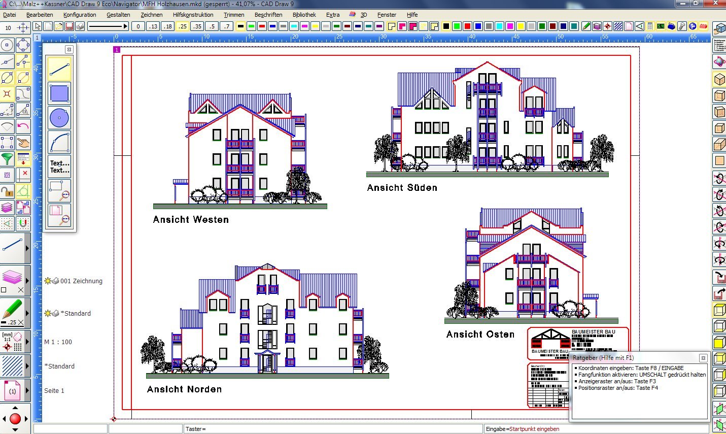 CAD Draw 9 Deluxe (CD-ROM)