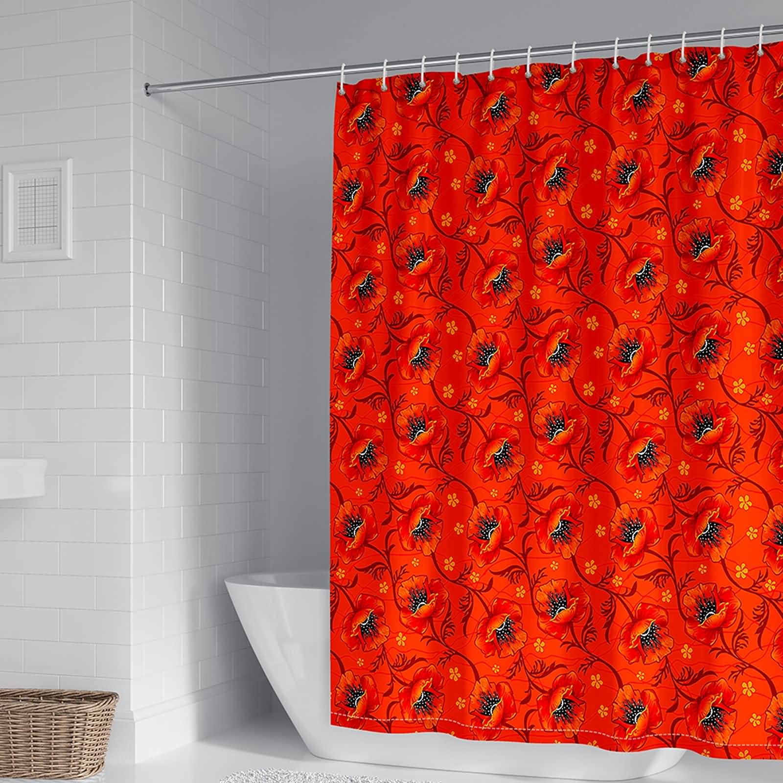 Rideau de douche anti moisissure en polyester imperméable