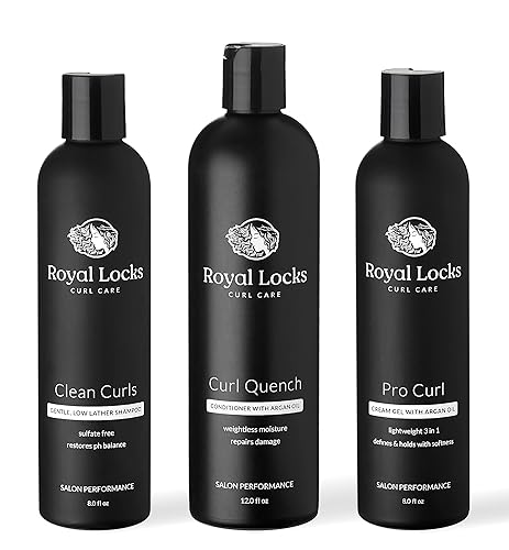 Royal Locks Curl Care NEW Classic Essentials Set  Champú Clean Curls acondicionador para rizos y gel crema Pro Curl  Limpia hidrata y pH equilibrado