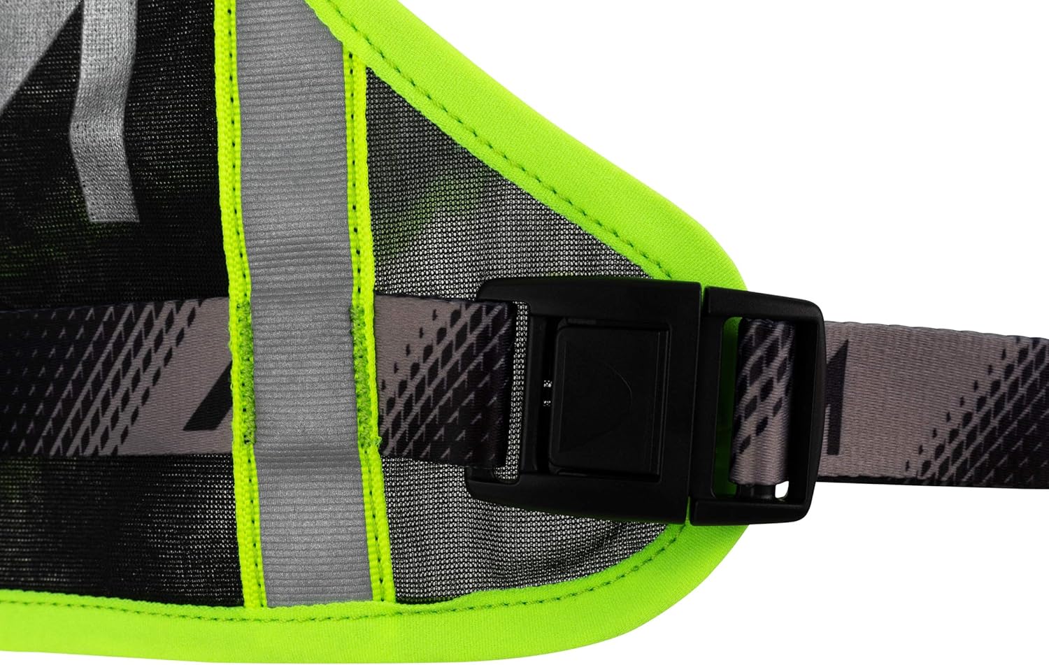 Ultraspire Neon Reflective Unisex Lightweight Vest - Hydratation Not Included, Capacity: 31 c.i. (0.5L) (Black/Lime, Universal Size (26″-48″))