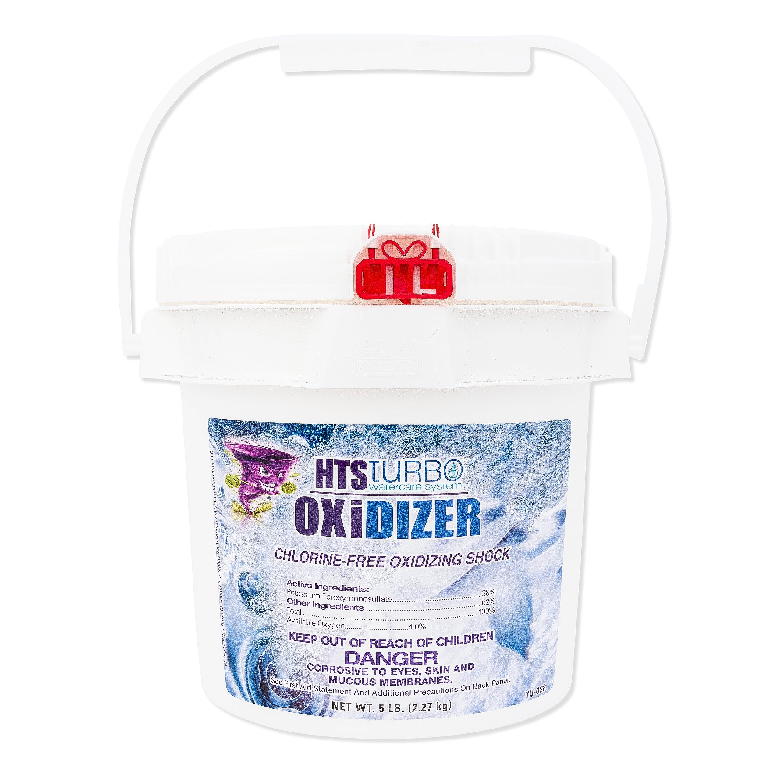 Oxidizer Shock for Pools, Hot Tubs & Spas - 5 lbs Made in USA | Fast-Dissolving Oxidizing Shock for Pool | Non Chlorine Pool Shock Treatment | Non Chlorine Shock for Pool Clears Water