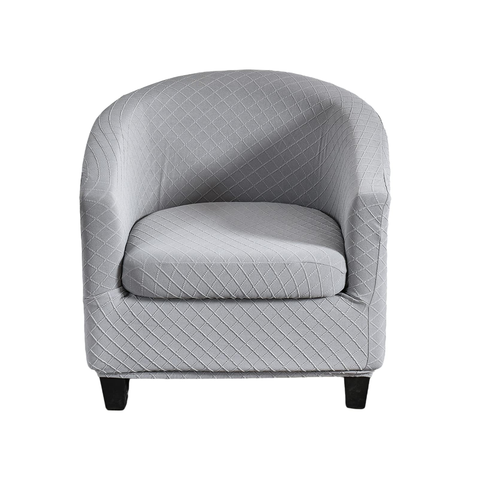 Eco-AnchengStretch Club Chair Slipcover 2 Piece Printed Tub Chair Slipcover Stretch Armchair Cover Sofa Cover Furniture Protector for Living Room Arm Chair Cover for Living Room