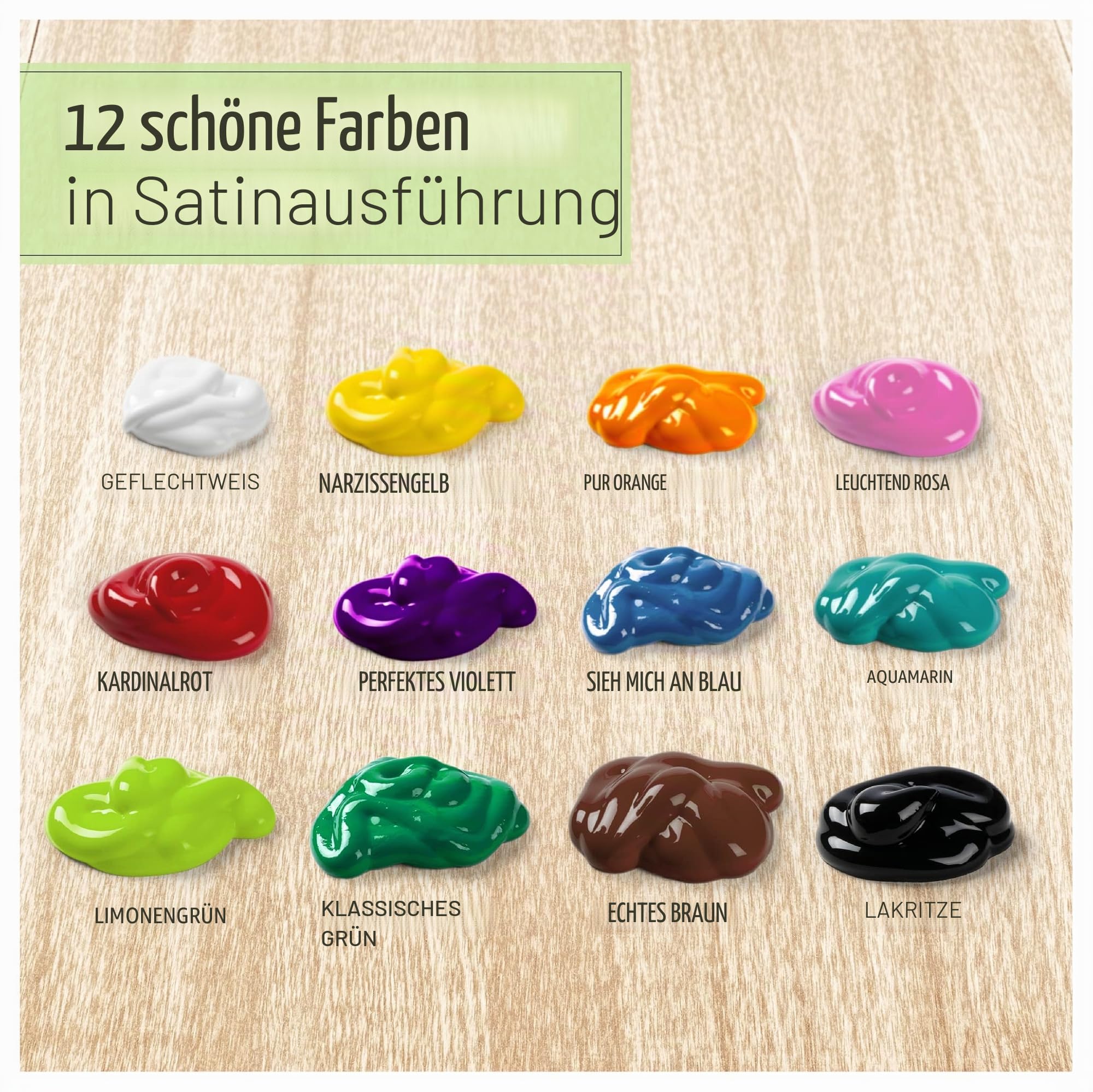 FolkArt PROMO830 Acrylfarben-Set für Anfänger und Künstler, ungiftig, funktioniert auf Allen Oberflächen, 60 ml, Mehrfarbig, 708 ml (Pack of 1), 708