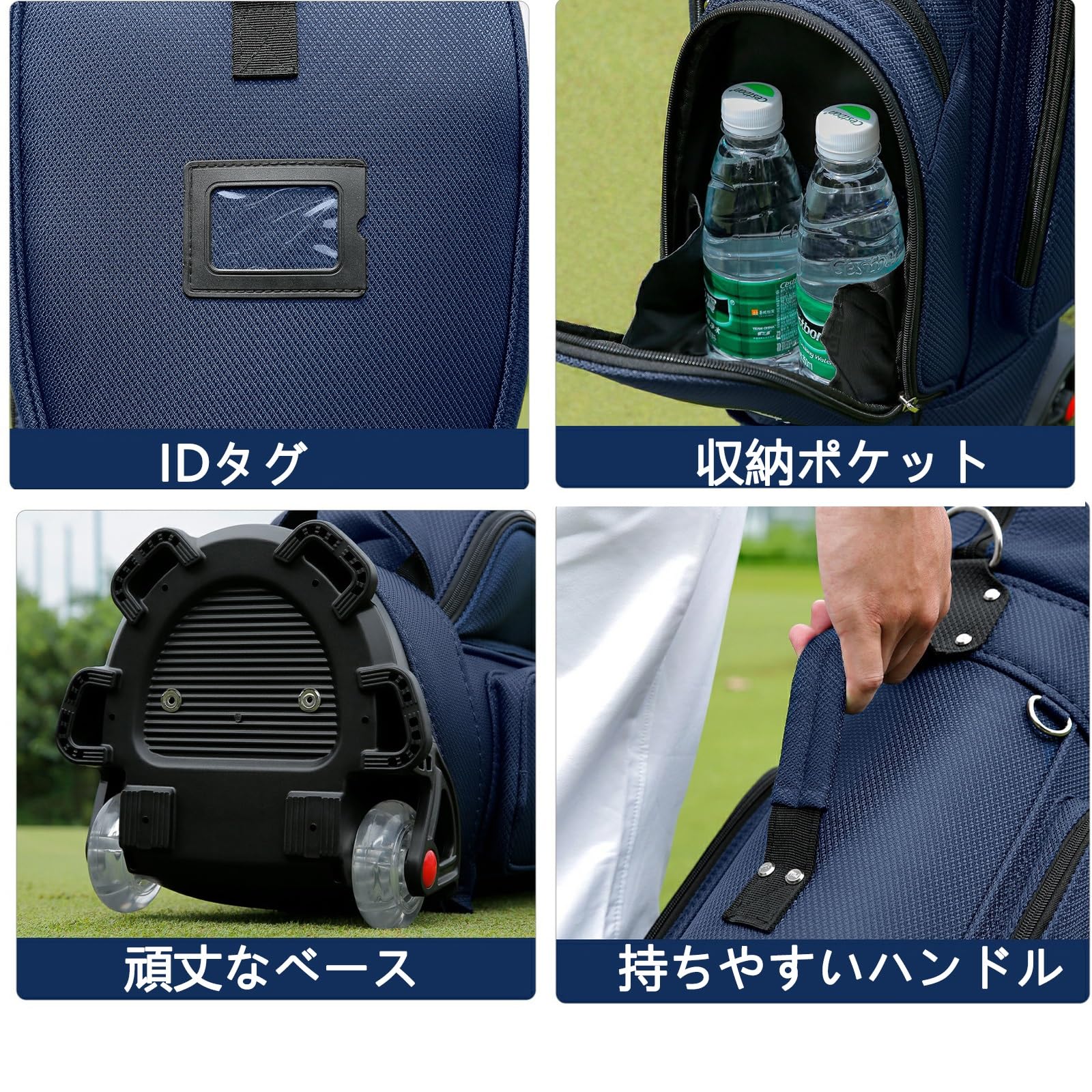 キャスター&ハンドル付きキャディバッグ Amazon | キャディバッグ，航空会社受託ゴルフバッグ，キャディバッグ