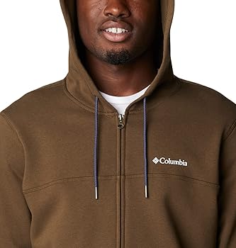 Amazon.com: Columbia Men's Logo Fleece Full Zip, Olive Green