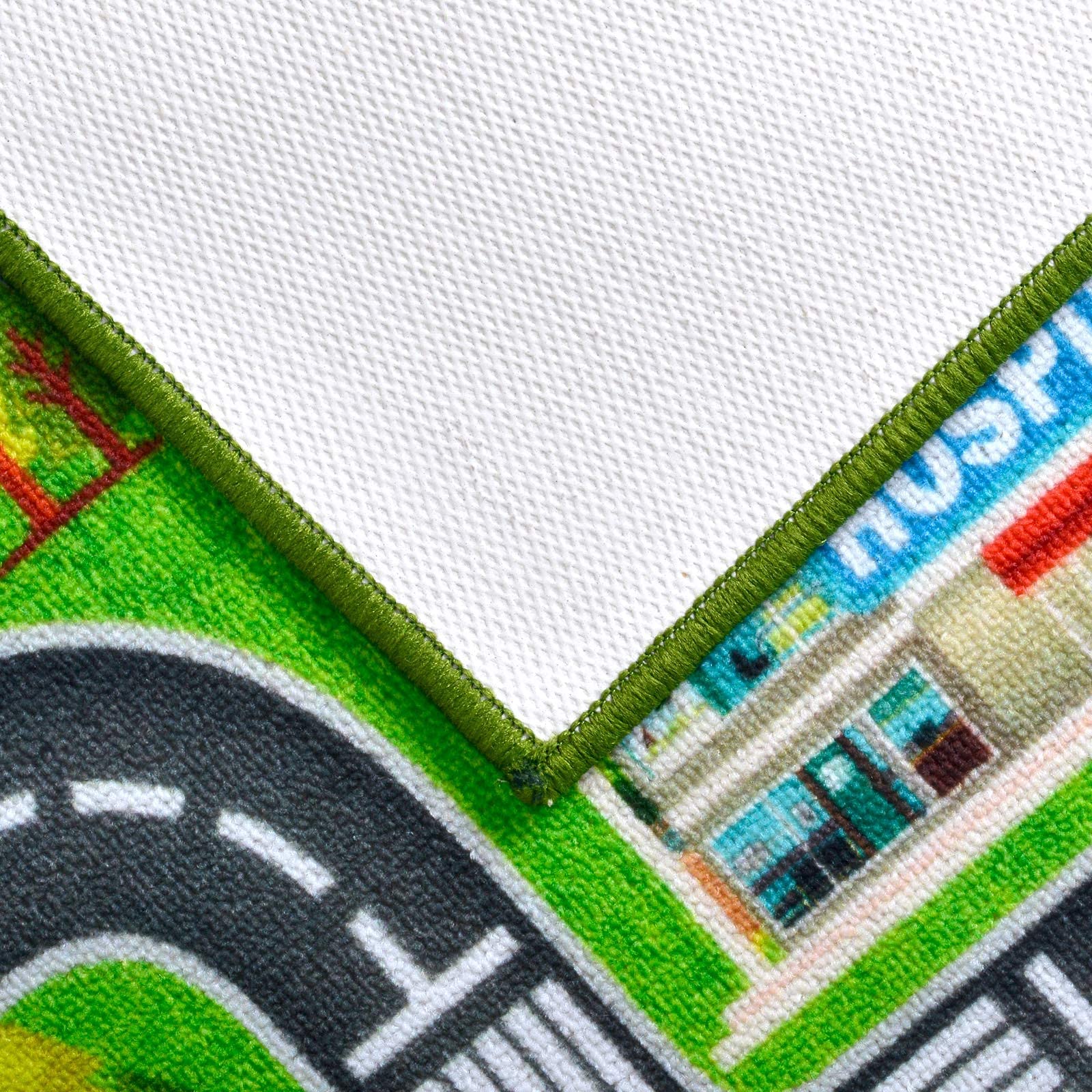 Sharellon Kids Carpet Playmat Rug Amusement Park City Life Kids Rug for