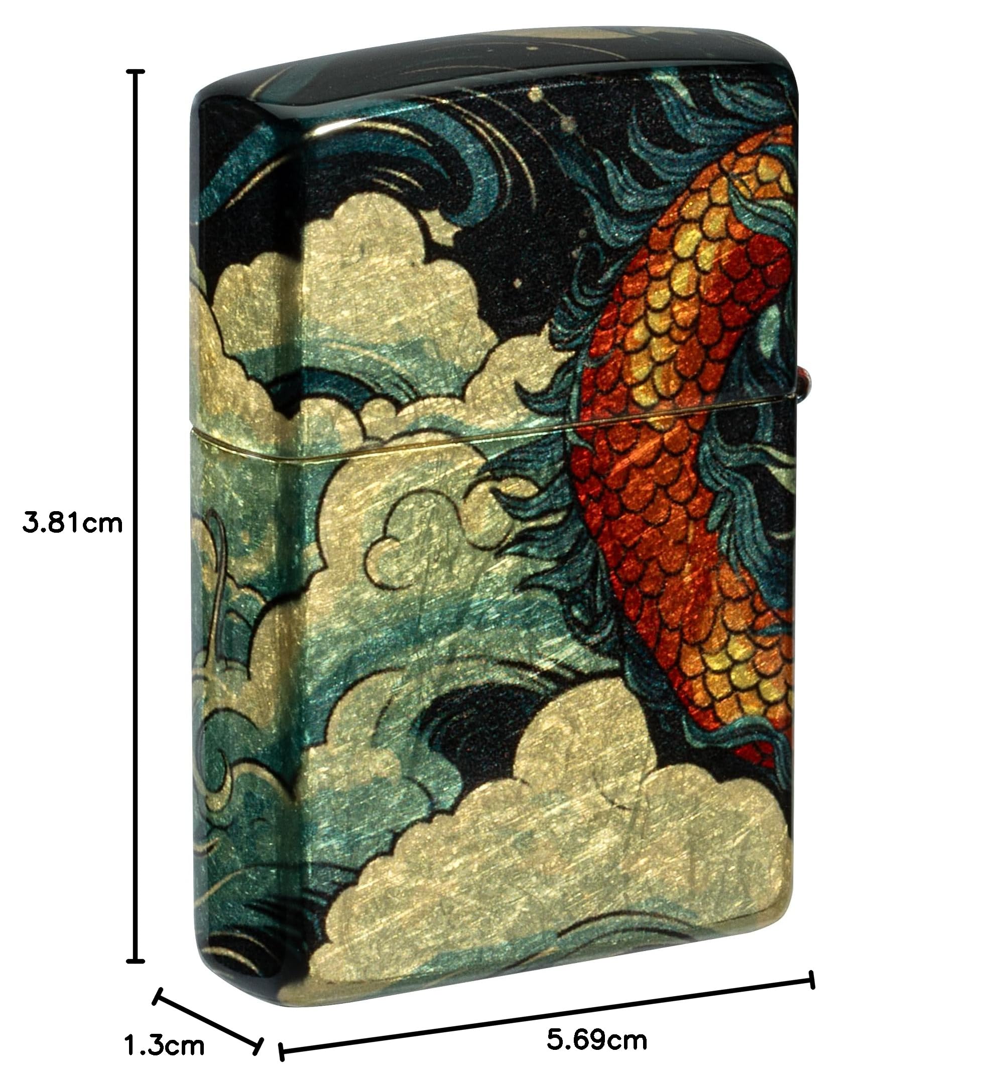 Zippo Accendino Mythological Dragon 46705 Antivento Unisex Multicolore Verde