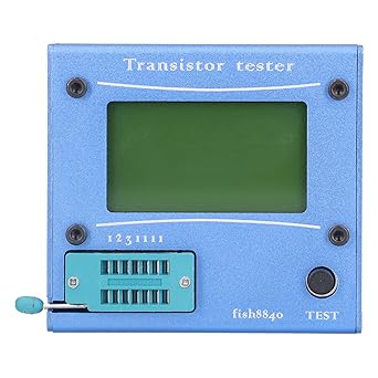 Diode Resistor Inductor, ATmega 168 328 Multifunctional Transistor Tester with Blue Shell for Testing