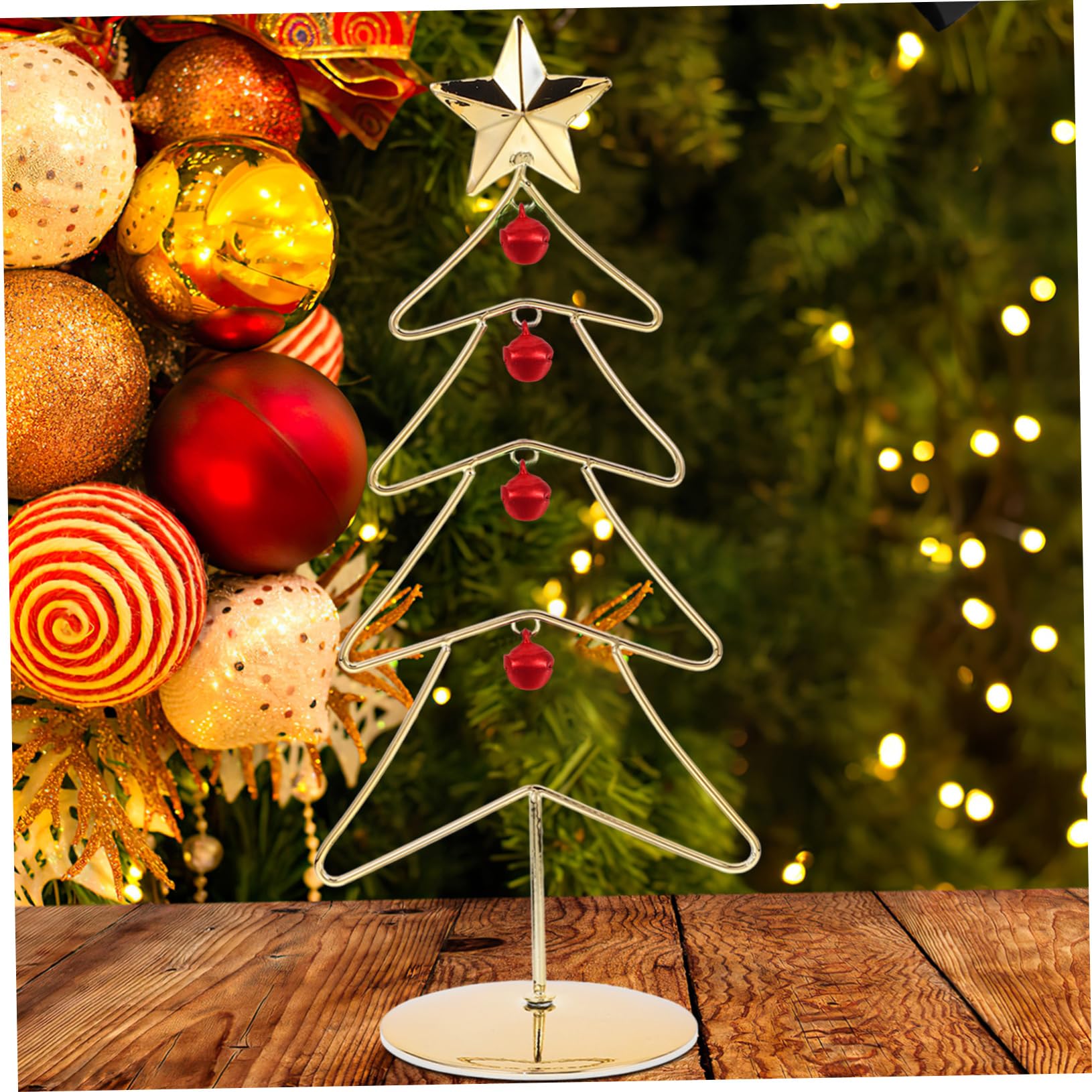 DOITOOL 5 Set Ornamenti di Campane in Alluminio Mestiere per Piccolo Campane Appese di Natale Tintinnio Ornamenti A Campana Piccola Campana i Mestieri di Rosso 100 Pezzi*5