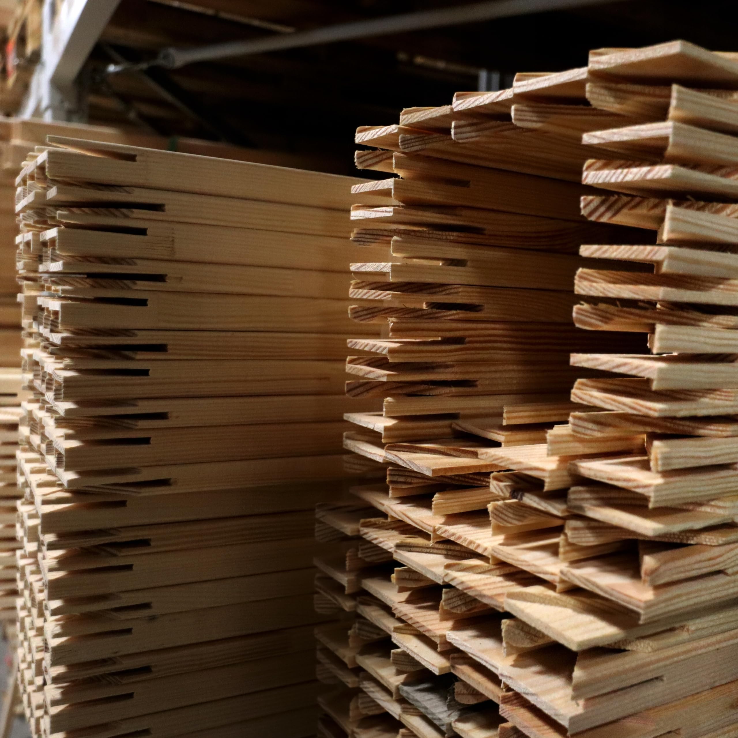 PD Media Keilrahmen Keilrahmenleiste - Set 20 Stück - 50 cm - Holz Rahmen - Kiefernholz 20 x 35 mm