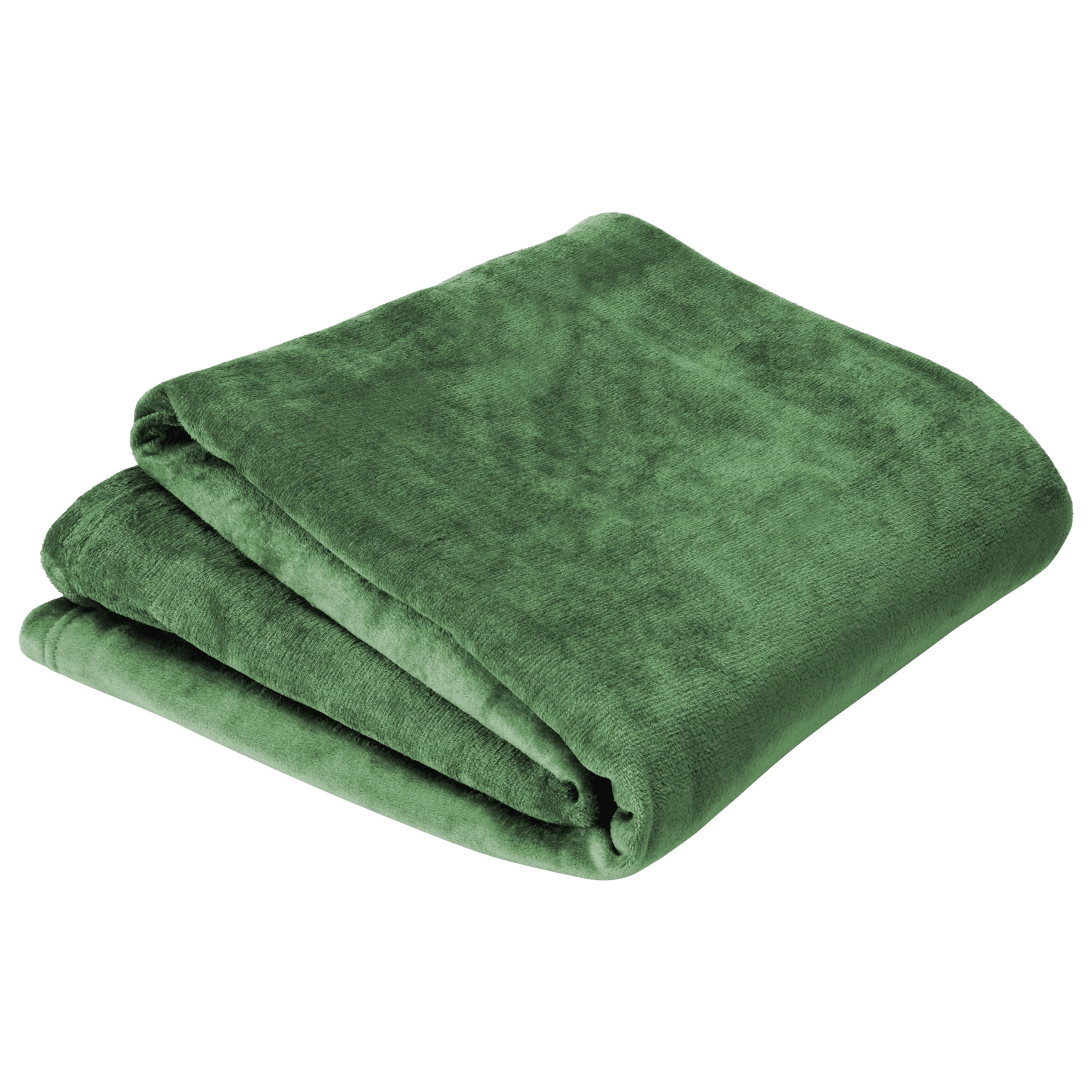 Olivia Rocco Flannel Fleece Throw Blanket Super Soft Warm Fluffy for Bed Sofa Couch Chair Lightweight and Cozy Solid Design