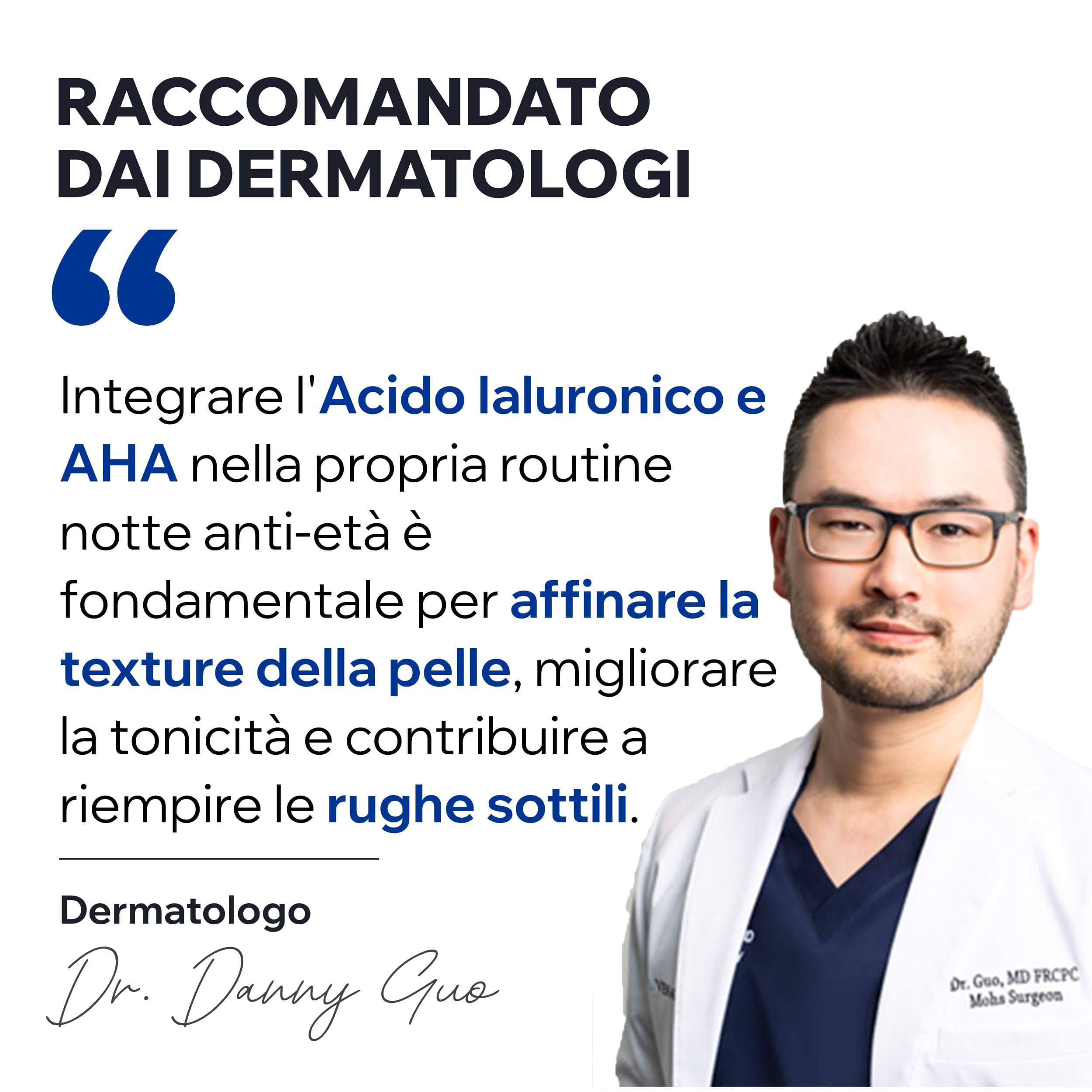 Uriage Age Lift Peel crema notte trattamento viso anti-età con 3,6% AHA e acido ialuronico - Leviga, rimpolpa e rassoda la pelle - Texture ricca e cremosa - Adatto a pelle sensibile - 50ml