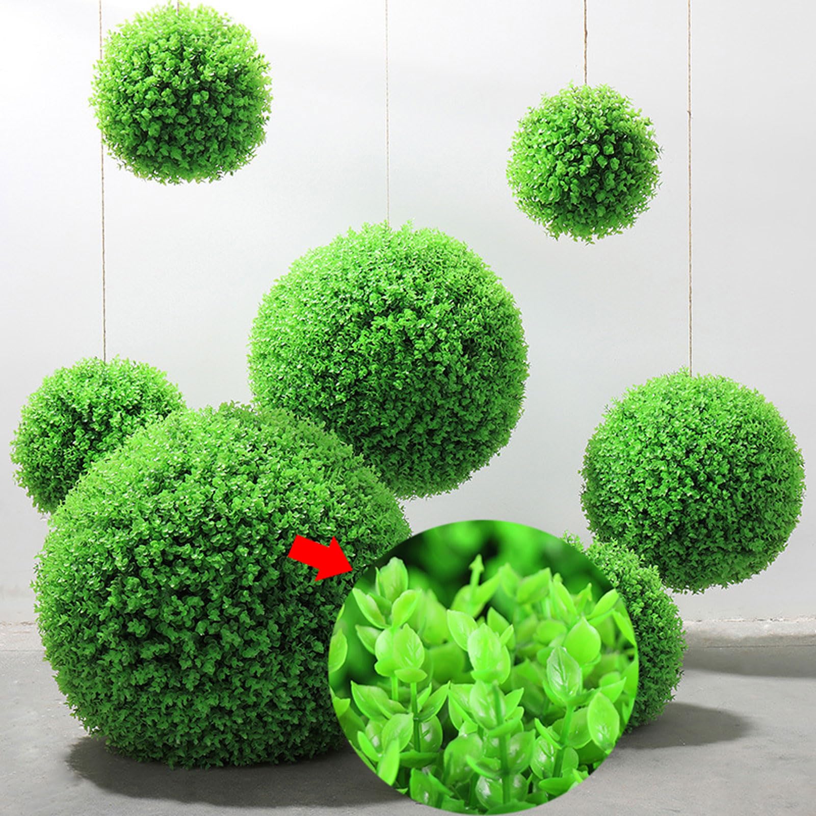 Sfera Buxus Artificiale 30cm | Pianta Finta Decorativa Per Interni Ed Esterni