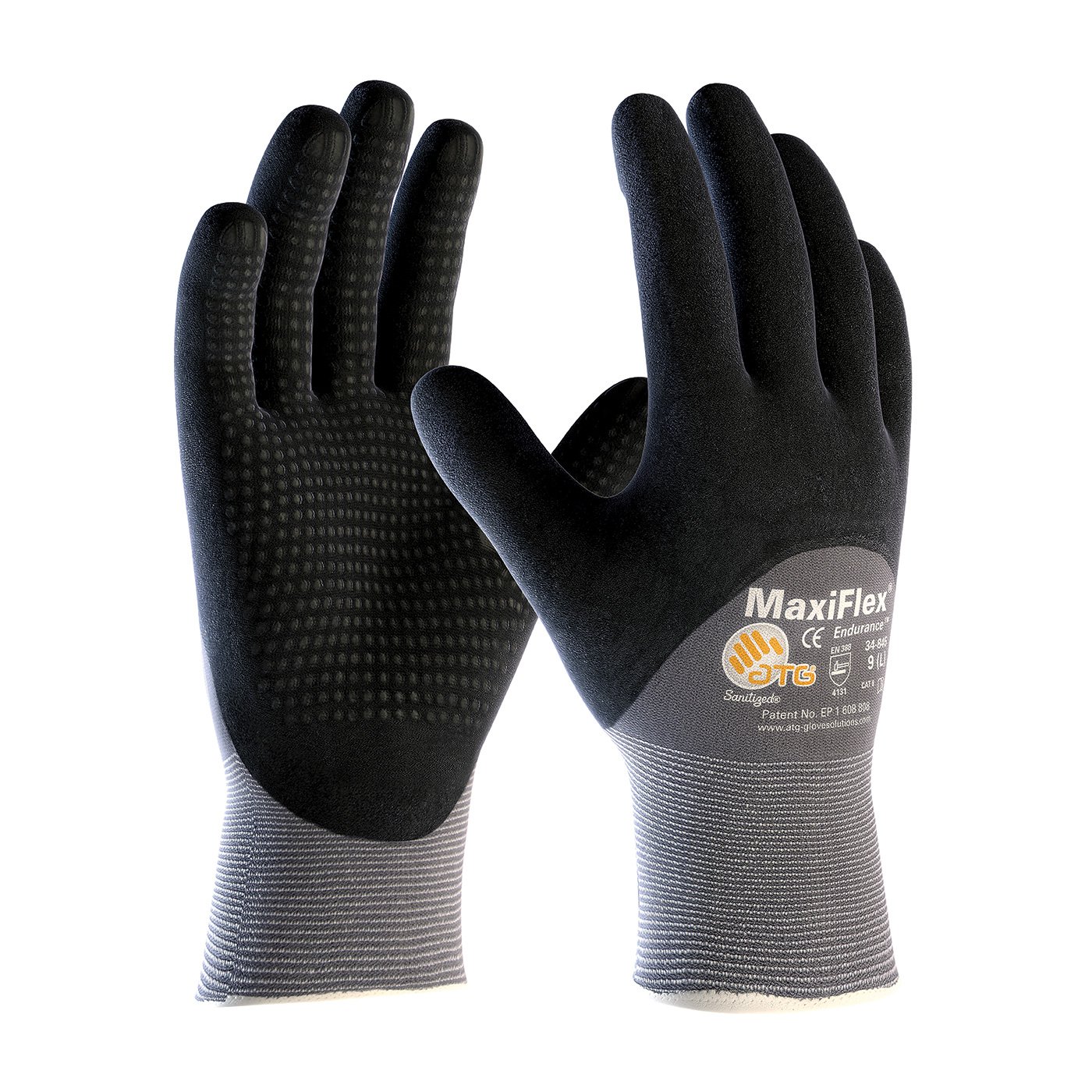 ATGG-TEK Maxiflex Endurance 34-845 Seamless Knit Coated Gloves (Medium)