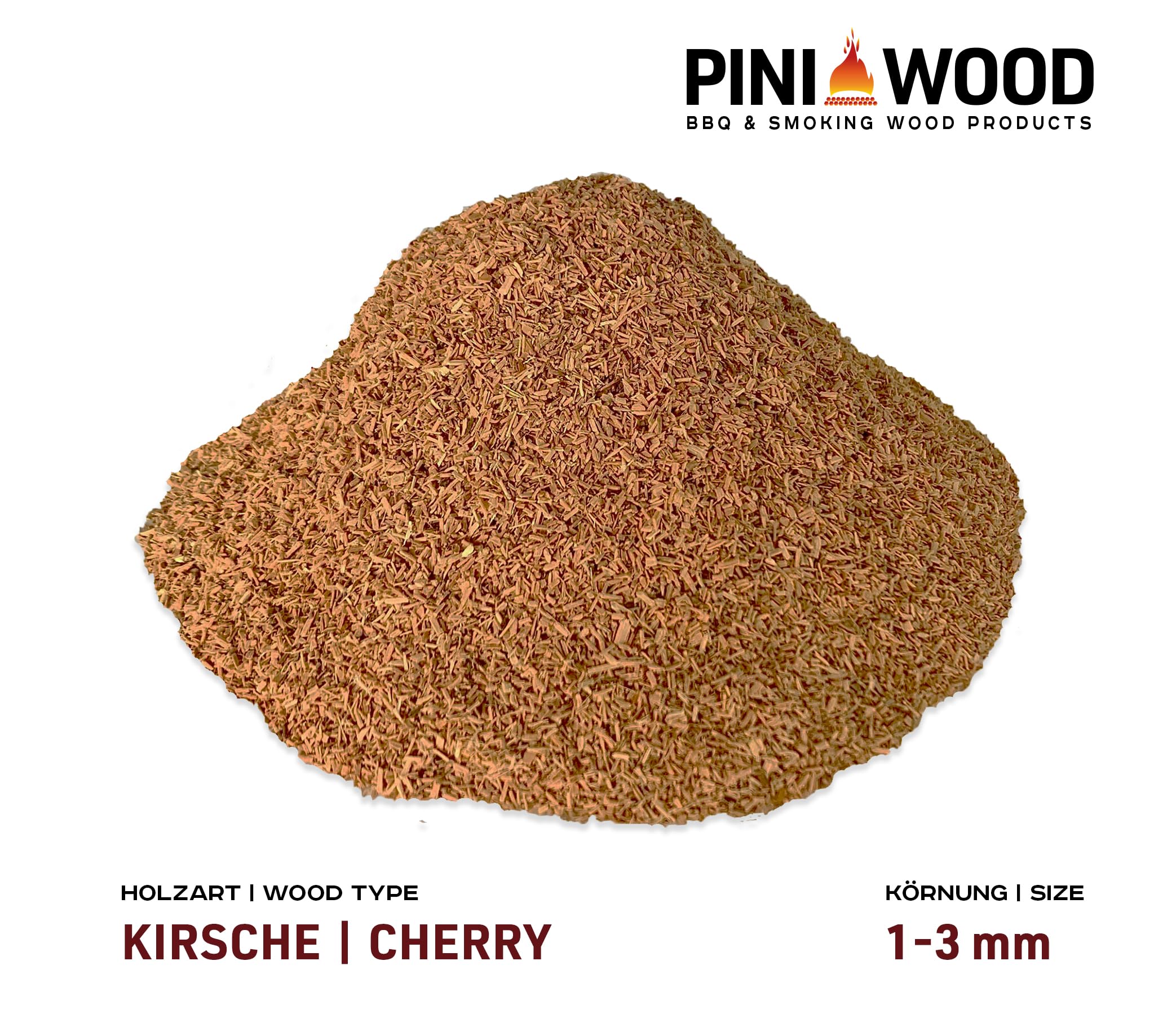 PINI 13 kg chipsy wędzarnicze wiśnia 1-3 mm wióry wędzarnicze