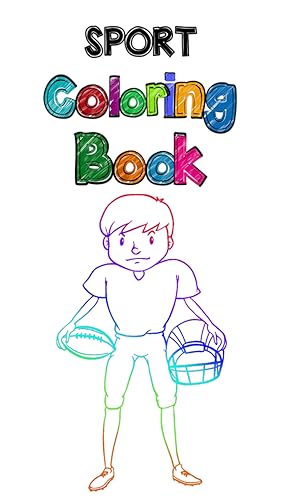 Livro de colorir esporte