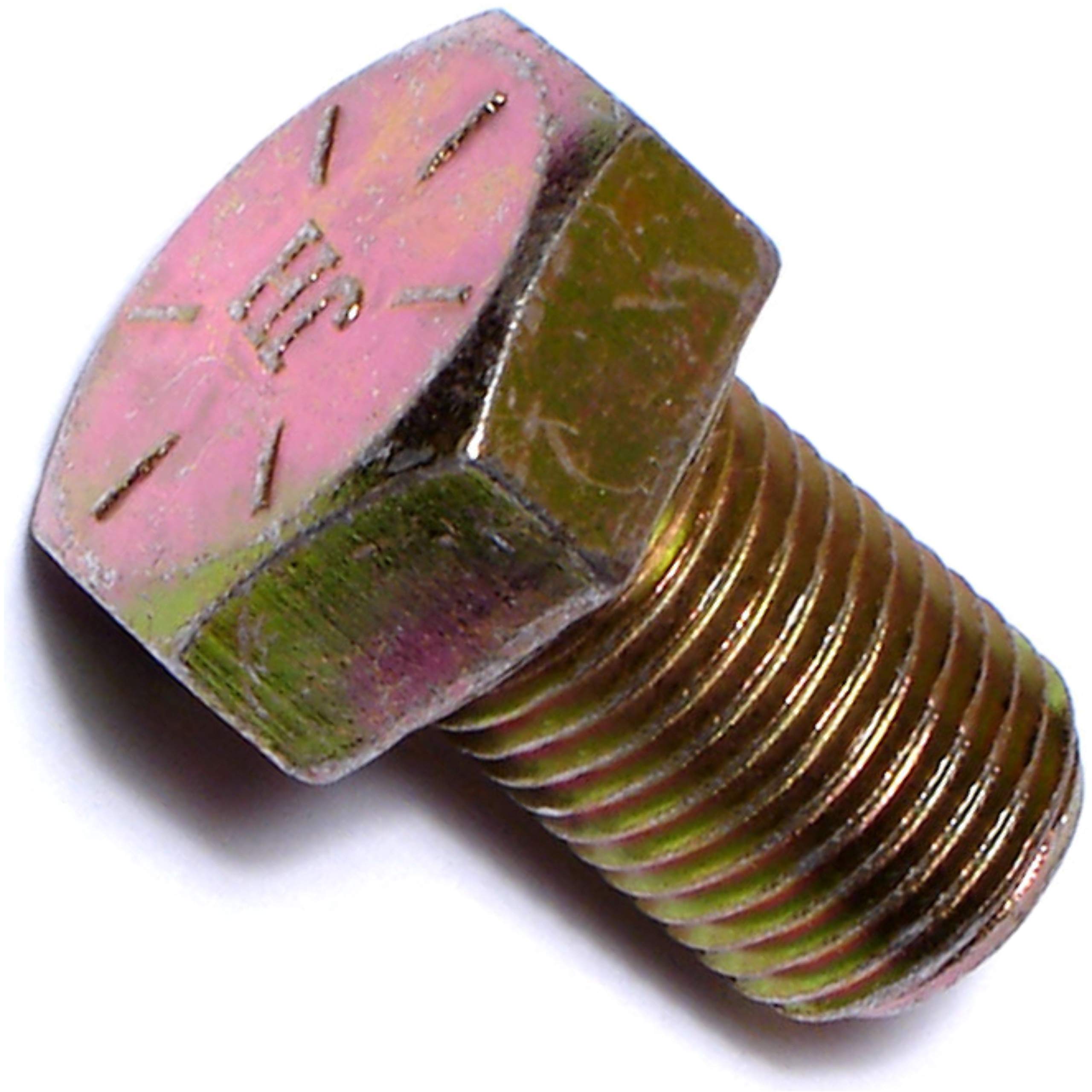 Hard-to-Find Fastener 014973253721 Grade 8 Fine Hex Cap Screws, 1/2-20 x 3/4, Piece-4 , yellow