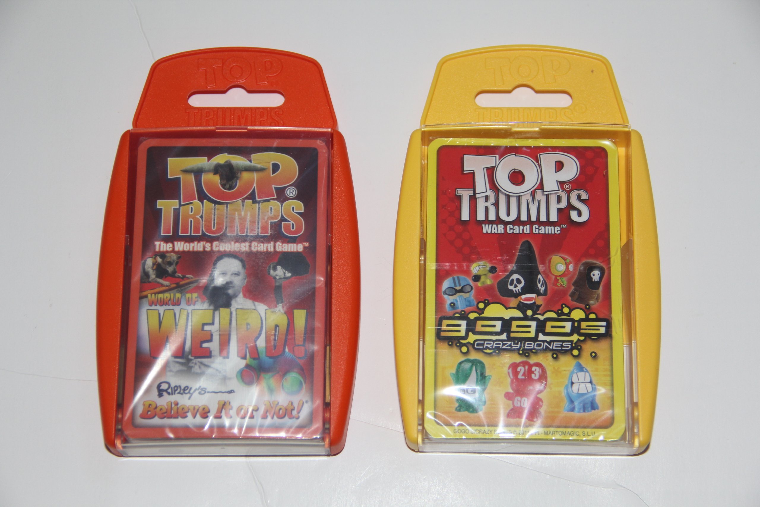 BuyBocceBalls Listing - Vintage Top Trumps - Gogo's Crazy Bones 2 Pack - with Gogo's Crazy Bones and Ripley's Believe it or Not