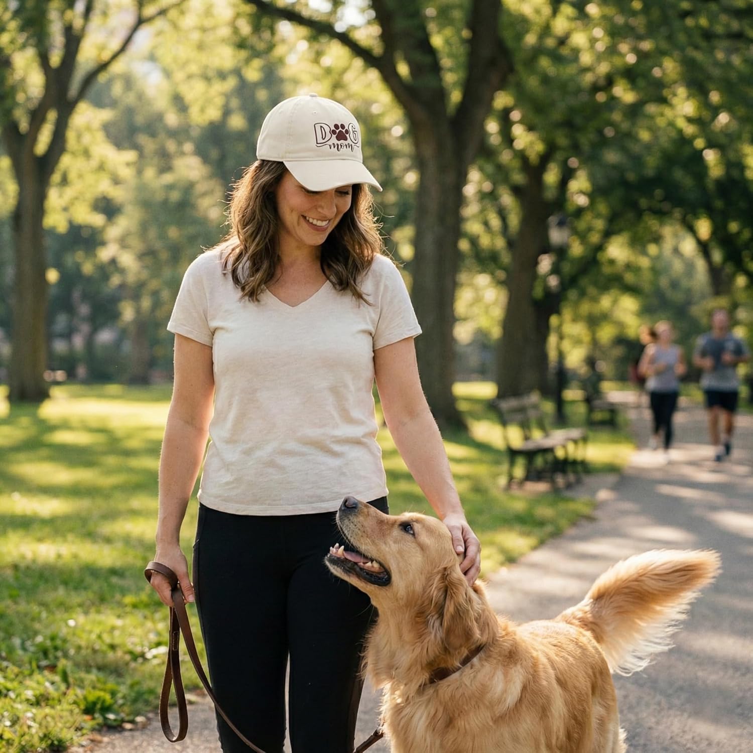Dog Mom Hat for Women Embroidered Adjustable Baseball Cap Dog Lovers Gifts for Women - Image 3