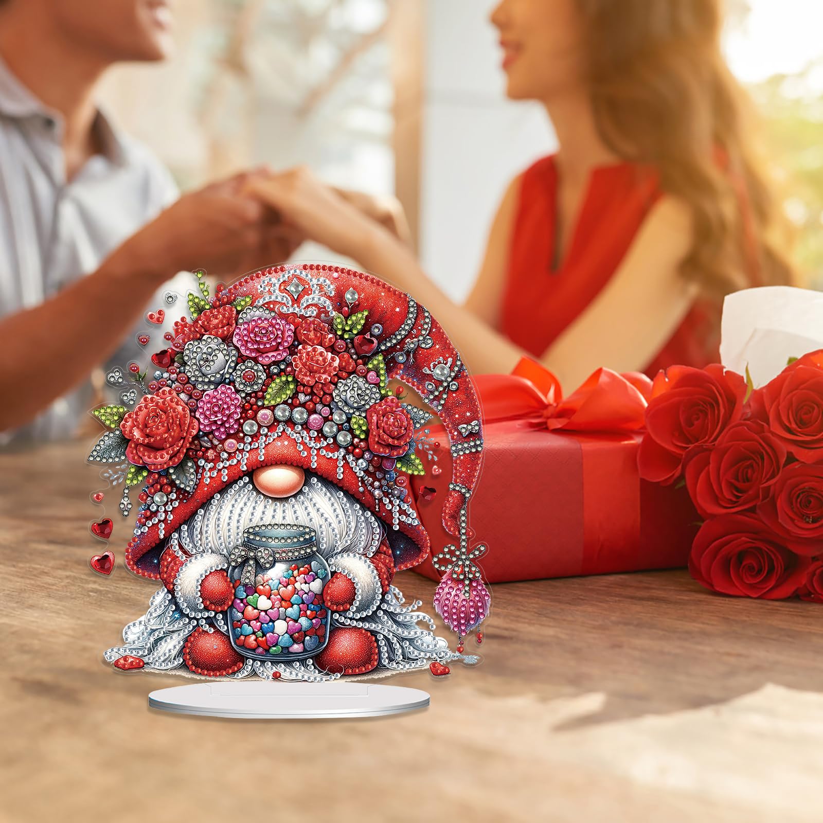 5D Diamond Art Tabletop Gnome Ornaments Kit - Image 6