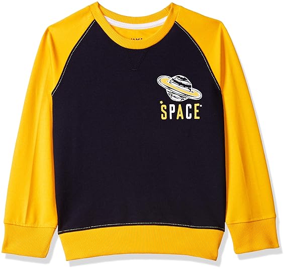 Amazon Brand - Jam & Honey Boys Lightweight Sweatshirt