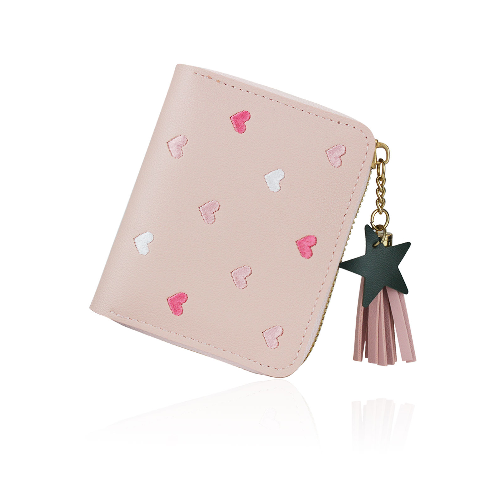 Portafoglio Donna Piccolo LAISLLA In PU - Portamonete Con 5 Slot Carte, Mini Borsello Per Viaggio, Regalo Compleanno - 5