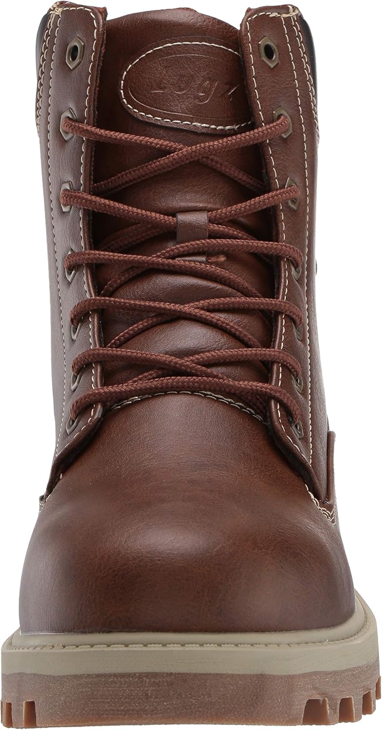 Lugz Mens Empire Hi Lace Up Casual Boots Ankle - Beige 7 Roasted Chestnut/Bark/Cream/Gum