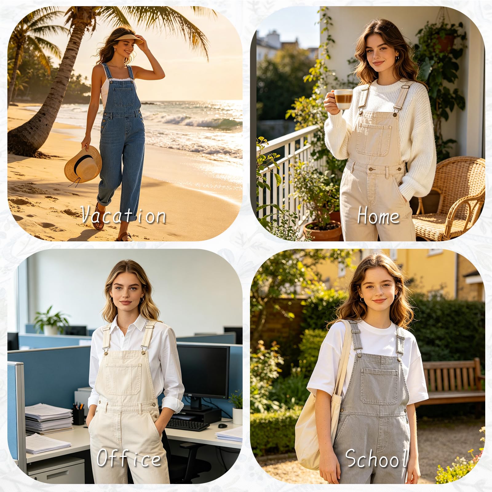 Tuta Intera Donna Elegante Curvy Casual, Salopette Donna Estiva Tutina Aderente Estive Senza Maniche con Tasche e Spalline Regolabili per Lavoro Festa