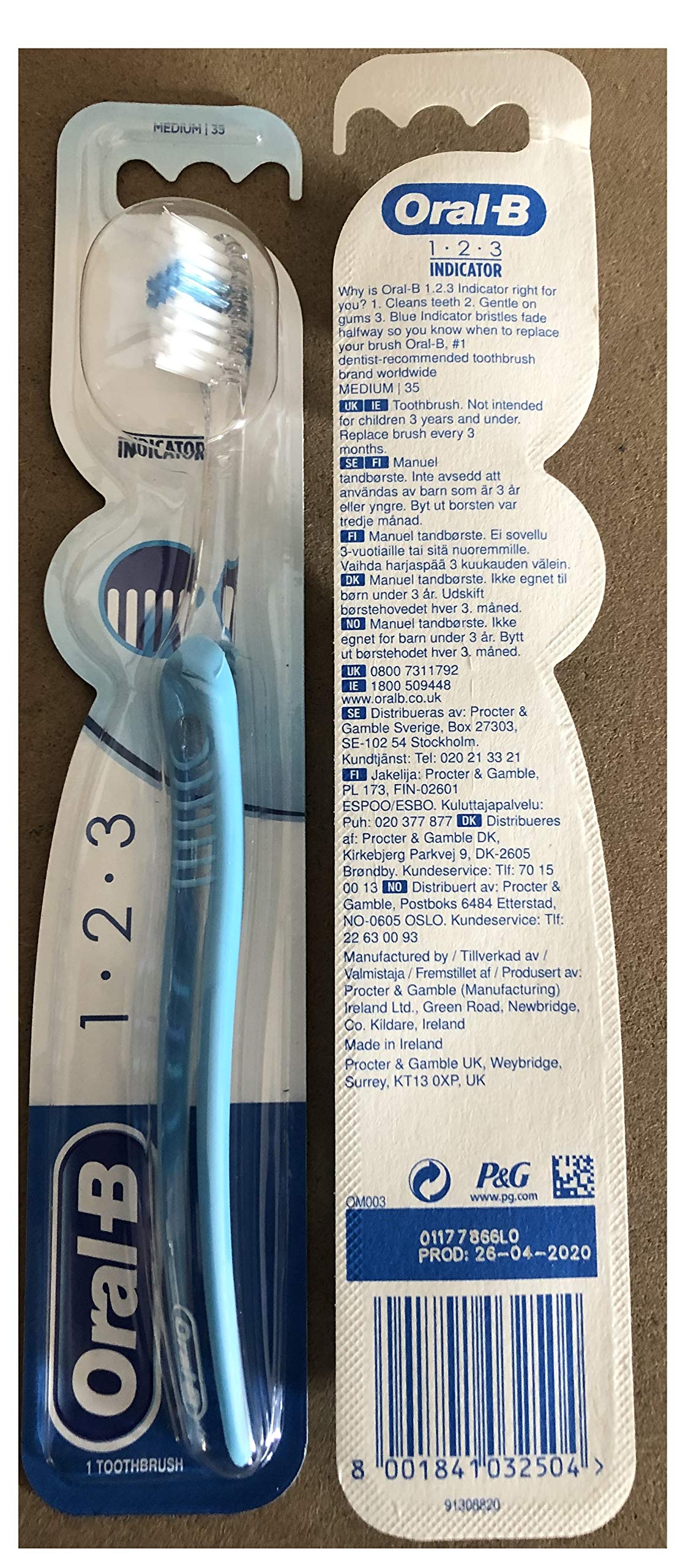 Oral-B Indicator 35 Toothbrush Medium Bristles –