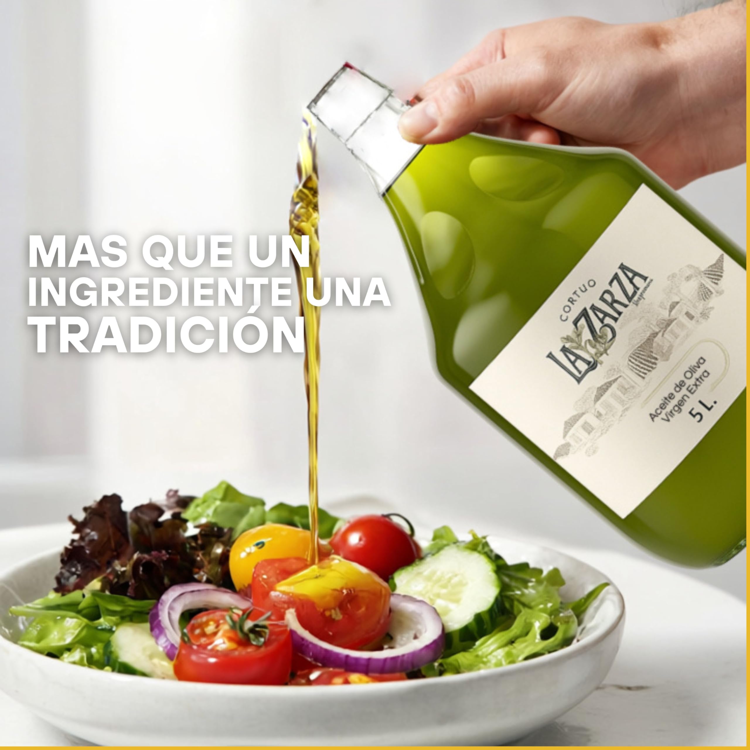 Aceite de Oliva Virgen Extra Picual AOVE | Cosecha Temprana Octubre | Garrafa de Cristal 5L | Sabor Frutado con Notas de Hierba, Tomate y Manzana | Acidez 0,2 | 100% Natural y Saludable