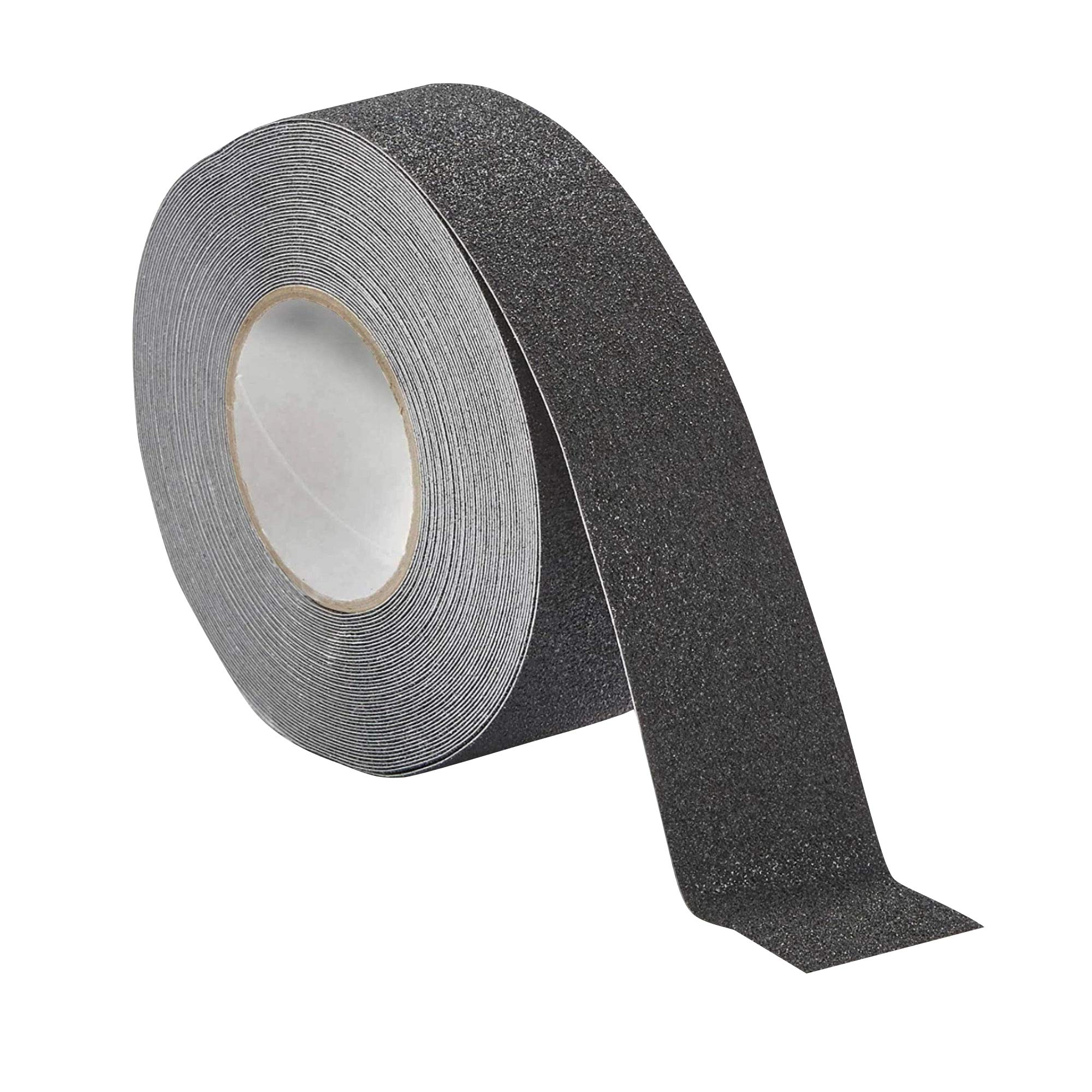 Superior Graphic Supplies Heavy Duty Anti Slip 80 Grit Black Grip Tape, 1 inch x 60 feet Non Skid Adhesive Strap for Stairs, Indoor and Outdoor - 1