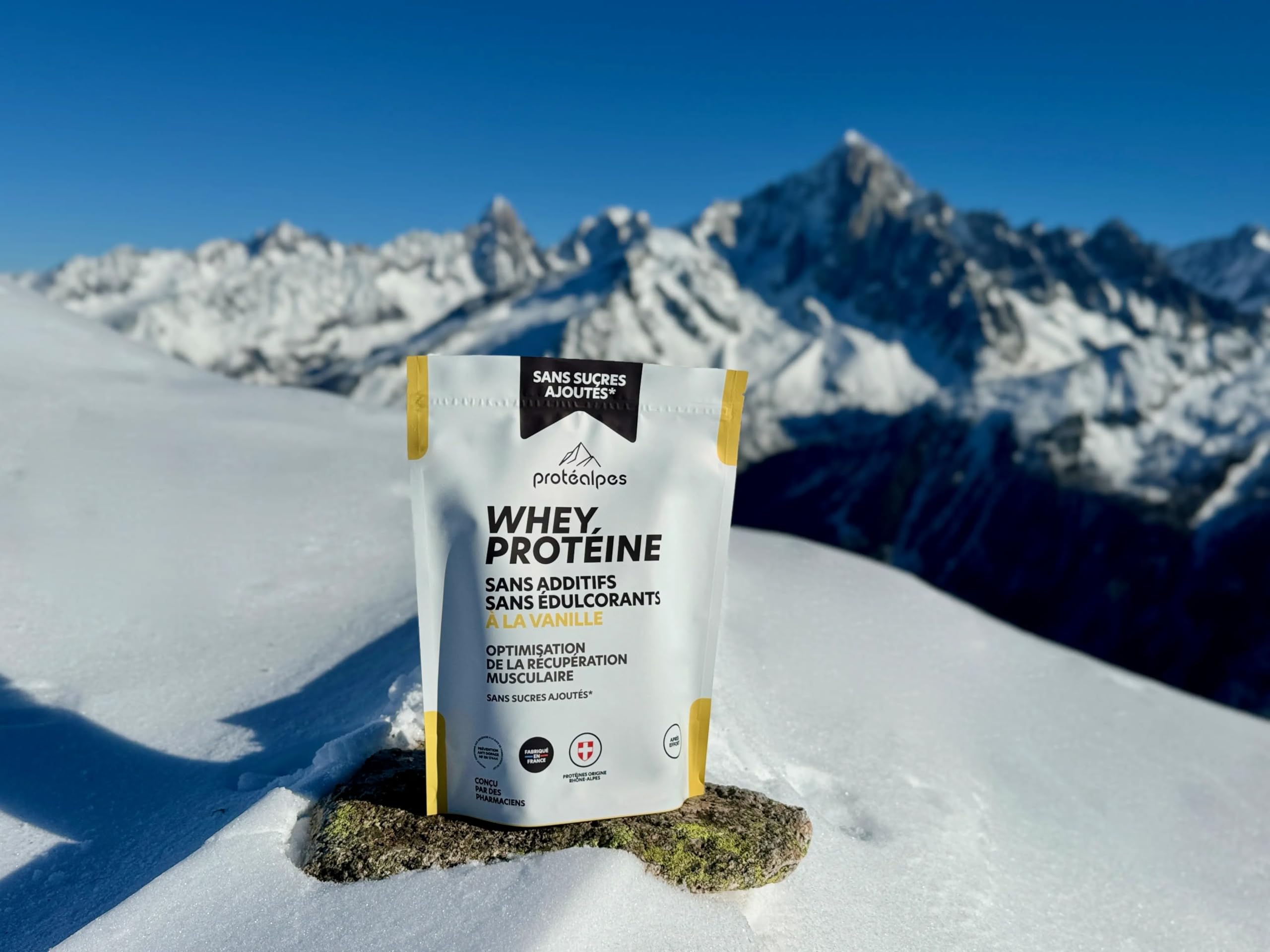 Whey Isolate Protéine Sans Sucres Ajoutés I Made in France I Sans Additifs I Sans Édulcorants I Protéines Microfiltrées à Froid I Goût non Sucré (750g, Vanille)