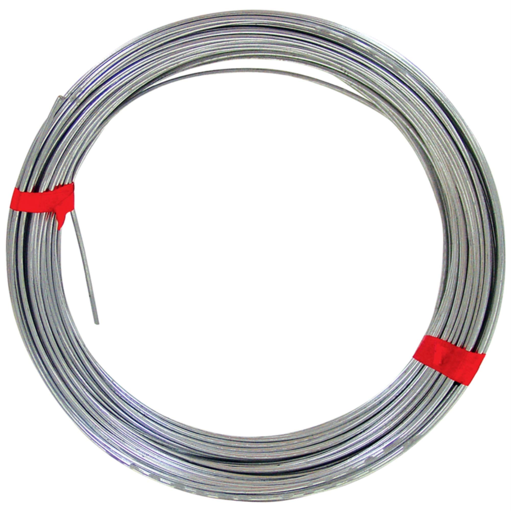 Hillman 0.150 - 0.160 in. Dia. x 50 ft. L Plastic 18 Ga. Wire