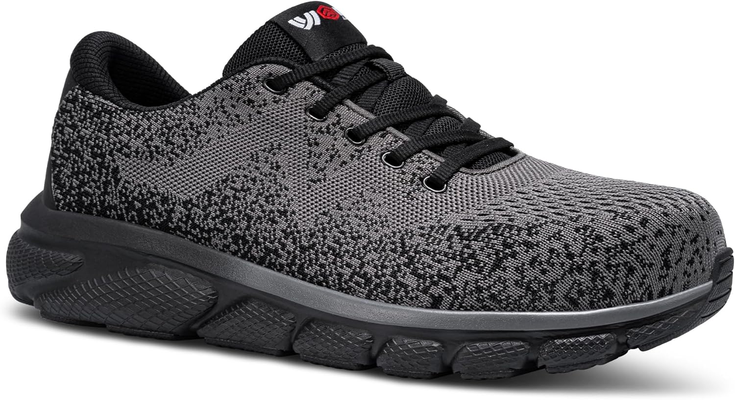 LARNMERN Slip On Steel Toe Shoes Men Lightweight Comfortable Lounging Walking Sneakers Steel Toe Loafers - Image 5