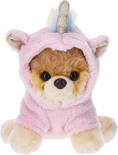 Miniatura 6 de GUND - Itty Bitty Boo - Perro de peluche de piña 5 pulgadas Birthday Tutu, Brown, Pink, Mermaid, Monsteroo, Pineapple, Raccoon