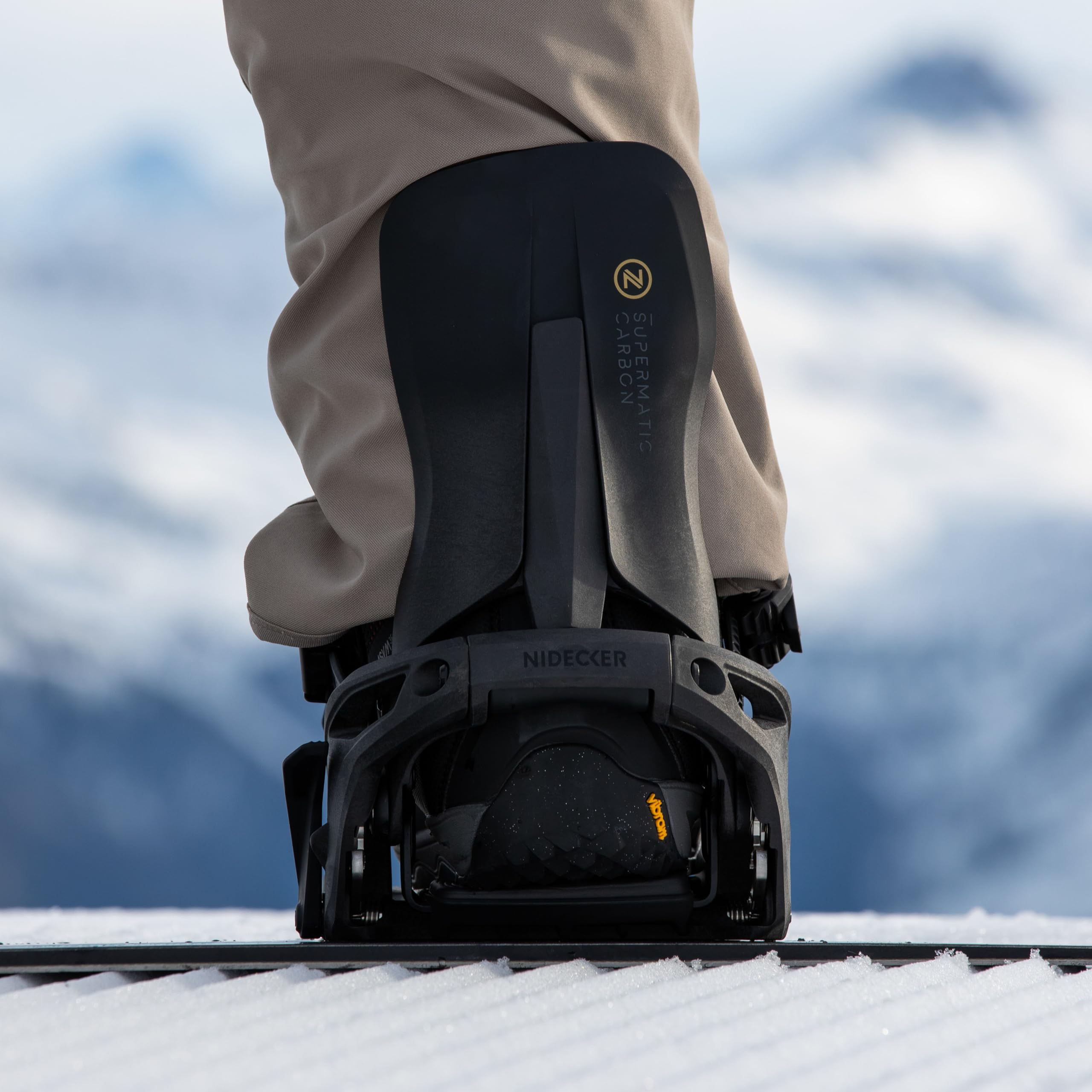 Nidecker Supermatic Snowboard First Fixations universelles, à Double entrée, automatiques