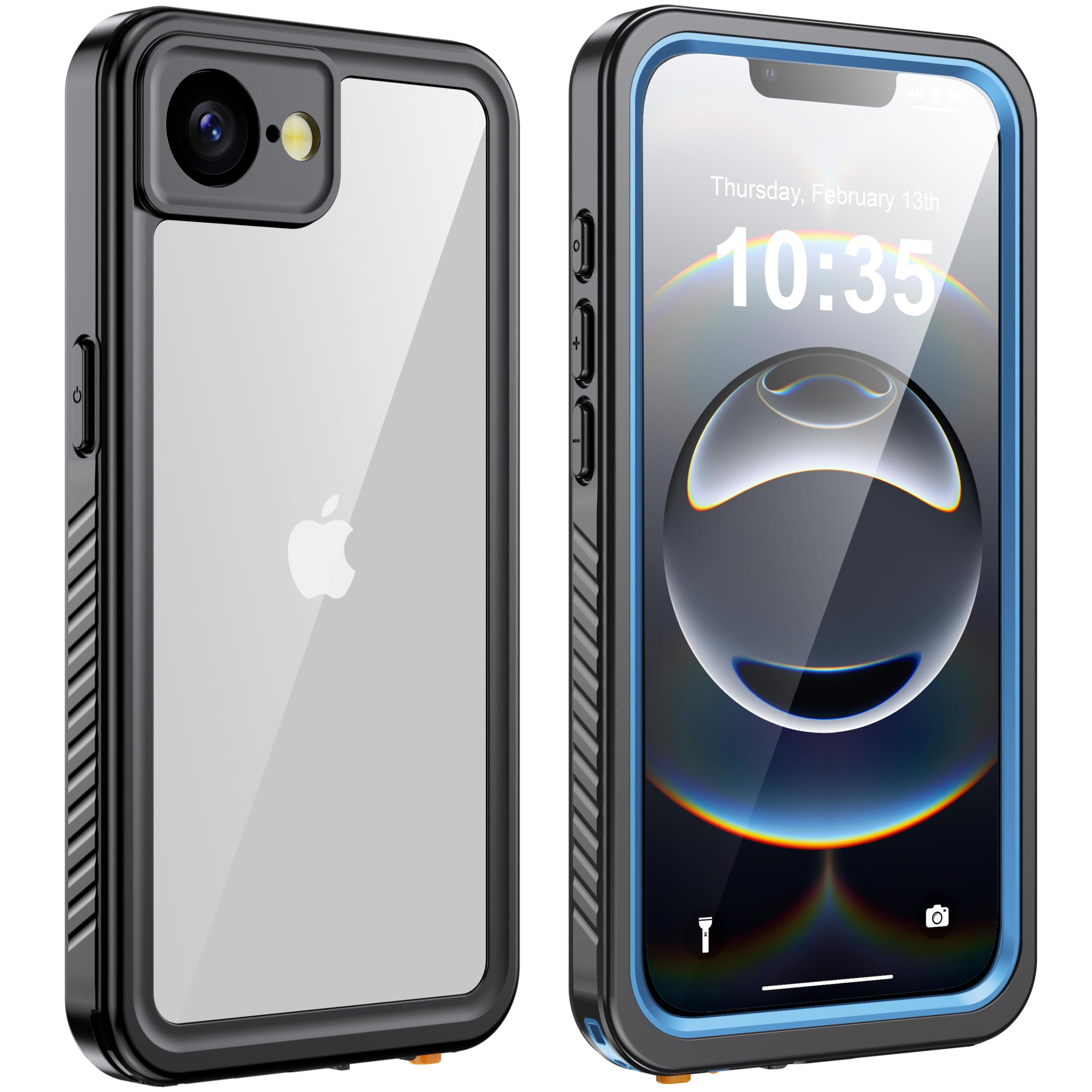 ANTSHARE for iPhone 16E Case, IP68 Waterproof with Built-in Screen Protector&Lens Protector [14FT Military Shockproof] Full Body Heavy Duty Protective