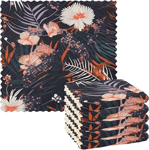 Plants Flowers Red Pink White Car Drying Towels Extra Large Print Tea Towel Country Kitchen Terry Towels Decorative Hand Towels Kitchen