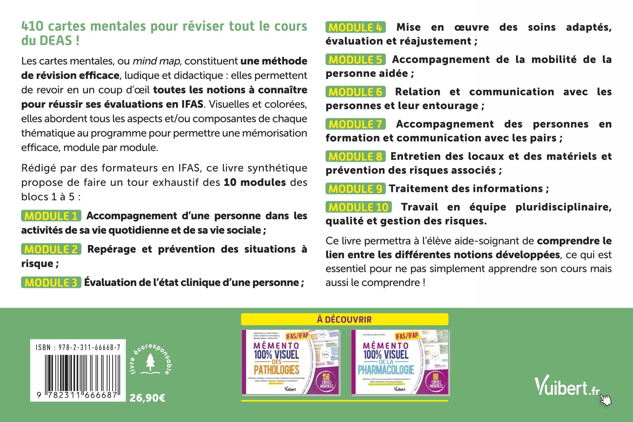 Mémento 100% visuel - La compil IFAS : Les Blocs 1, 2, 3, 4 et 5 en 410 cartes mentales: Tout le cours des modules 1 à 10 du DEAS