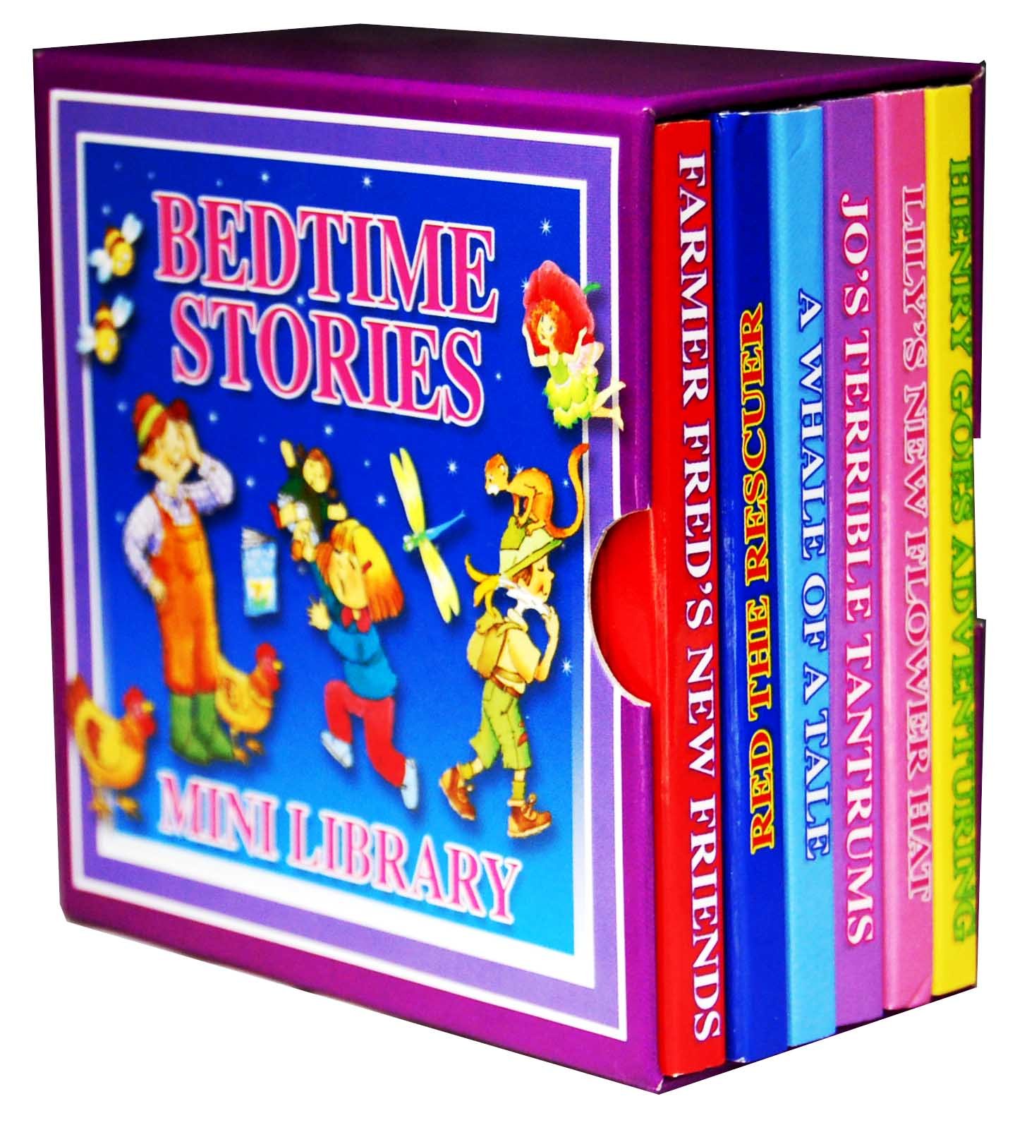 Bedtime Stories Pocket Library 6 Board Books Collection Set