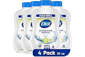 Dial Antibacterial Foaming Hand Wash Refill - Soothing White Tea (30 Ounces,...