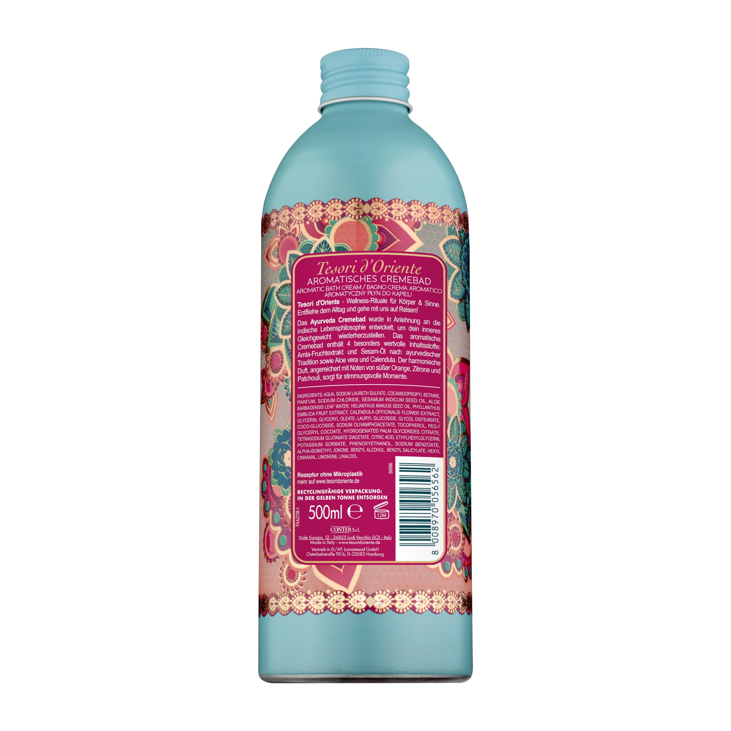 TESORI D'ORIENTE Wellness Ritual Ayurveda - SET 6 tlg.
