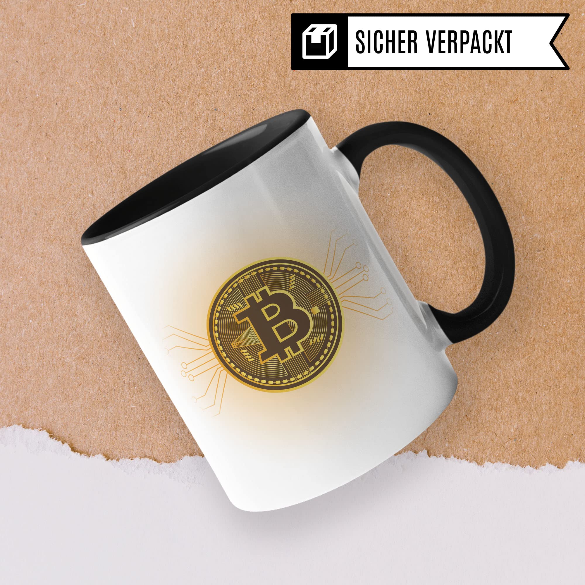 BTC Tasse cadeau Bitcoin Tasse à café Idée cadeau pour investisseur Tasse à  café Tasse crypto monnaie (blanc et noir) : Amazon.com.be: Cuisine et maison