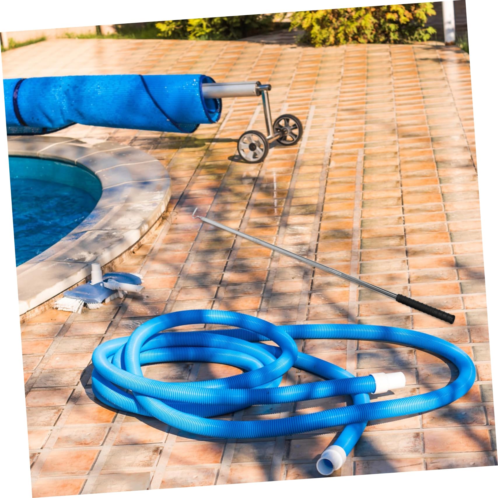 Edelstahl Poolhaken für Skimmerkorbdeckel und Ausrüstung