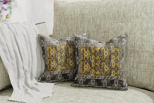 Miniatura 6 de TurkishRug - Kingdom Pattern Handmade Kilim Cushion Cover Ethnic Pattern Farmhouse Soft Pillow Cover Washable Printed Home Dekor Decorations Bedroom