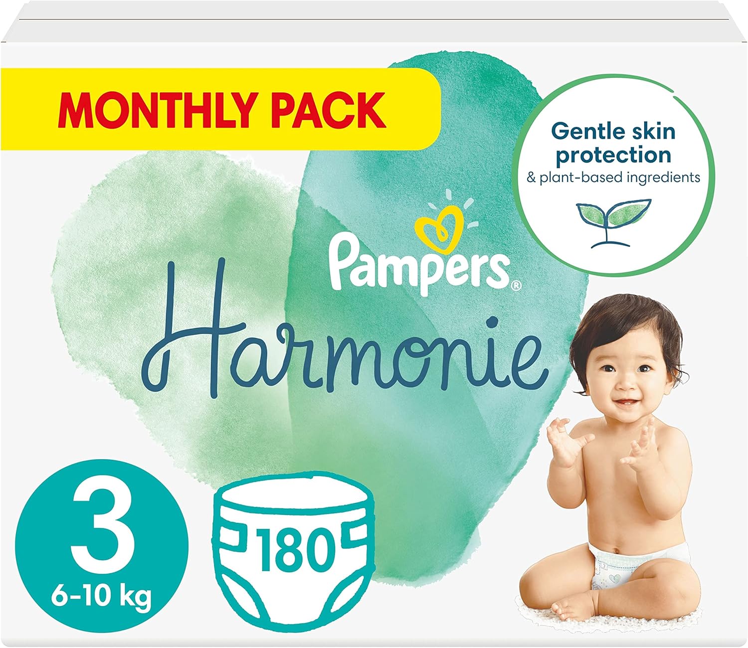 Pampers Pañales De Protección Premium Para Bebé, Talla 5 (11-16 Kg) 152 Unidades, Paquete De Ahorro Mensual, Comodidad Y Protección Para Pieles Sensibles