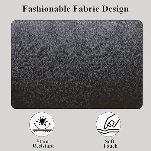 Miniatura 5 de Juego de muebles de 3 piezas para sala de estar, juego de sofá reclinable seccional, sofás reclinables de cuero, movimiento manual, sala de Negro